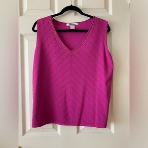 Nygard Plus Sleeveless Knit Top